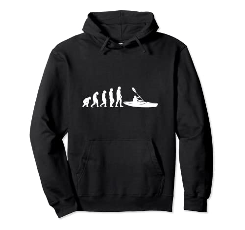 Evolución Canoa Piragüismo Kayak Sudadera con Capucha