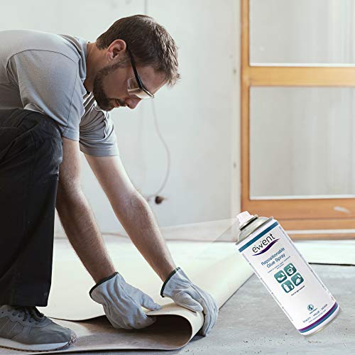 Ewent EW5625 - Spray de pegamento reposicionable 400ml - Pegamento para materiales ligeros (plásticos, papel, corchos, cartón, poliestireno expandido, textiles, espumas).