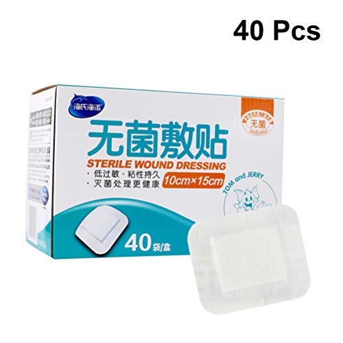 EXCEART 1 Caja de Vendaje para Heridas Médicas Adhesivos para Heridas Transpirables Sello de Herida Impermeable Cubierta de Cicatriz para Uso Hospitalario en El Hogar