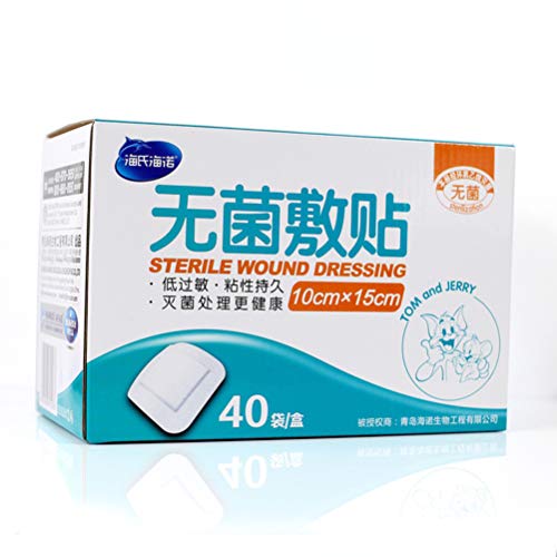 EXCEART 1 Caja de Vendaje para Heridas Médicas Adhesivos para Heridas Transpirables Sello de Herida Impermeable Cubierta de Cicatriz para Uso Hospitalario en El Hogar