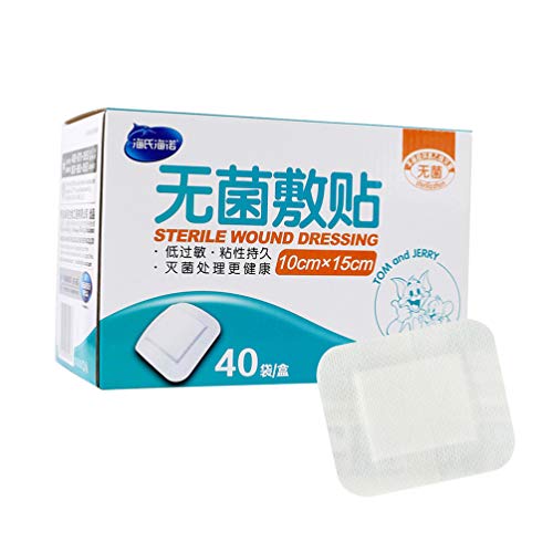 EXCEART 1 Caja de Vendaje para Heridas Médicas Adhesivos para Heridas Transpirables Sello de Herida Impermeable Cubierta de Cicatriz para Uso Hospitalario en El Hogar