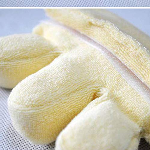 Exceart Separador de dedos, cojín para dedos, contracción, anti decúbito, cojín, amarillo, Rachitis, protección de las úlceras, cuidado de los pacientes