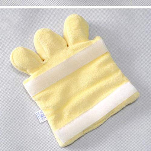 Exceart Separador de dedos, cojín para dedos, contracción, anti decúbito, cojín, amarillo, Rachitis, protección de las úlceras, cuidado de los pacientes