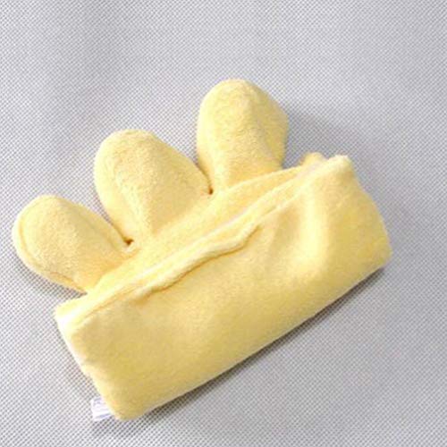 Exceart Separador de dedos, cojín para dedos, contracción, anti decúbito, cojín, amarillo, Rachitis, protección de las úlceras, cuidado de los pacientes