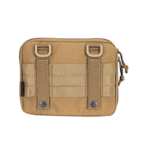 EXCELLENT ELITE SPANKER EDC Pouch Tactical Admin Pouch Molle Utility Organizer Pocket Tool Bag(Marrón)