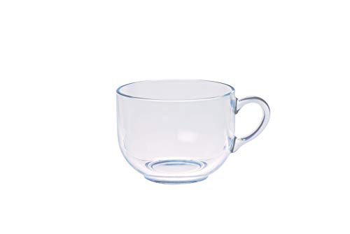 Excelsa Essential - Juego de 3 tazas grandes de cristal, 3 unidades (1 unidad)