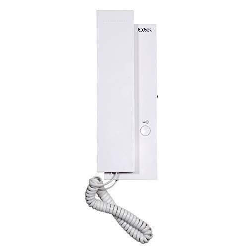 Extel 710019 Telefonillo de 2 hilos, 12V, Blanco