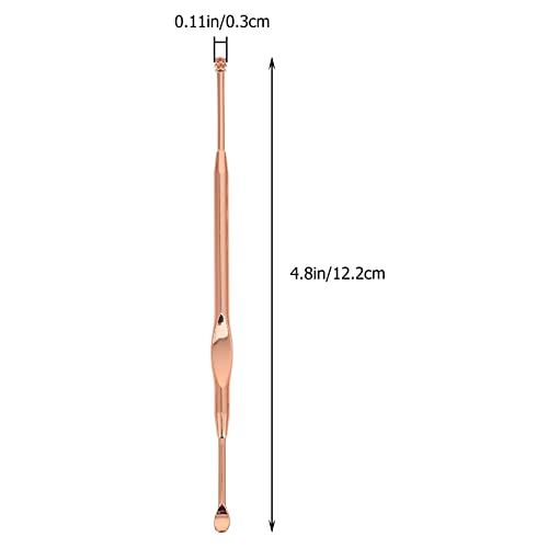 Extracción de Cera para El Oído Spiral de 360 ​​°: Masaje PIEJOS PIEJOS PIEJOS LIMPIONES DE CANAL DE ACERO INOXIDABLE DISEÑO FLEXIBLE HERRAMIENTAS DE CUIDADO DE AGUA 3PCS