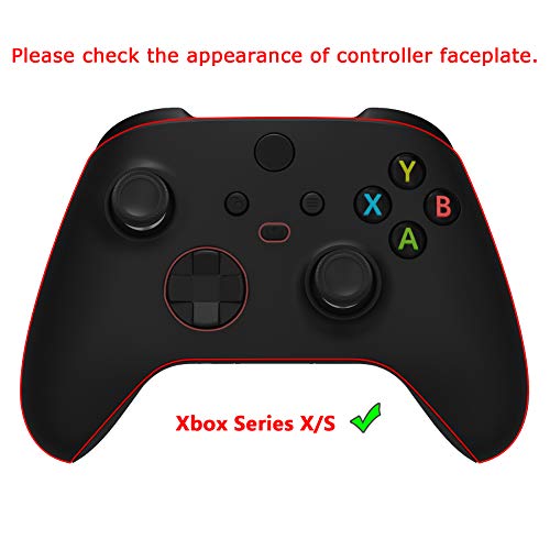 eXtremeRate Carcasa para Mando Xbox Series X S Protector Tacto Suave Placa Frontal Funda Delantera Reemplazo Kit Cubierta Cover Shell para Control de Xbox Series S X-No Incluye Mando(Resident Evil)