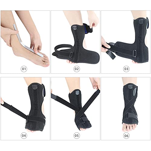 F Fityle Férula nocturna para fascitis plantar, tobillera para pie con para plantaritis, ortesis para caída de pie