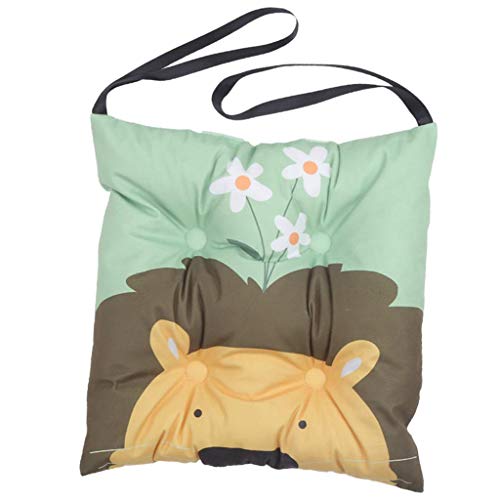 F Fityle Paquete De 2 Cojín para Silla Asiento De Cojín Patio De Jardín Oficina En Casa Escuela Cojines De Silla Lavables Almohada con Lazos, 30x30cm