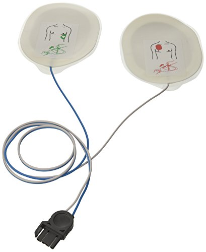 F7952 Par de almohadillas de desfibrilador desechables compatibles con Medtronic Physiocontrol, Osatu Bexen, Cardioline y Mindray - para adultos