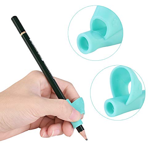 Faburo 14 Piezas Soporte de Lápiz Corrector de escritura para Niños Adecuado de Lápiz Herramienta Ayuda Escribir para Niños/Adultos