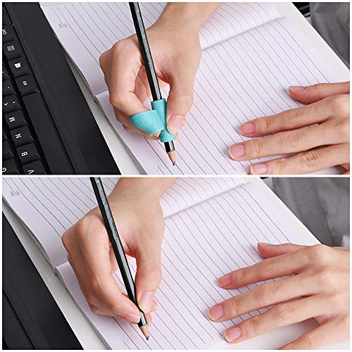 Faburo 14 Piezas Soporte de Lápiz Corrector de escritura para Niños Adecuado de Lápiz Herramienta Ayuda Escribir para Niños/Adultos