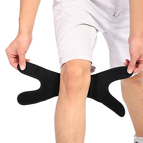 Fafeims Correa Ajustable para la Rodilla Soporte Deportivo Gimnasio Soporte para la Rodilla Almohadilla de la rótula Tendón Protector Protector Wrap
