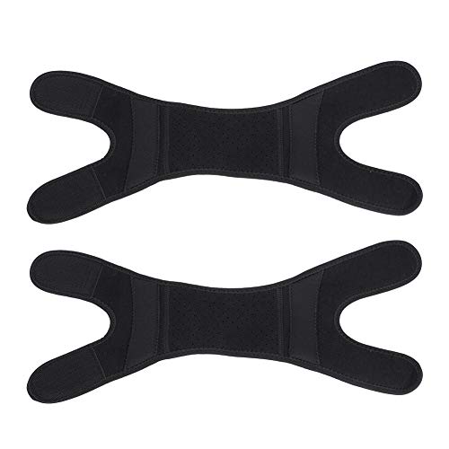 Fafeims Correa Ajustable para la Rodilla Soporte Deportivo Gimnasio Soporte para la Rodilla Almohadilla de la rótula Tendón Protector Protector Wrap