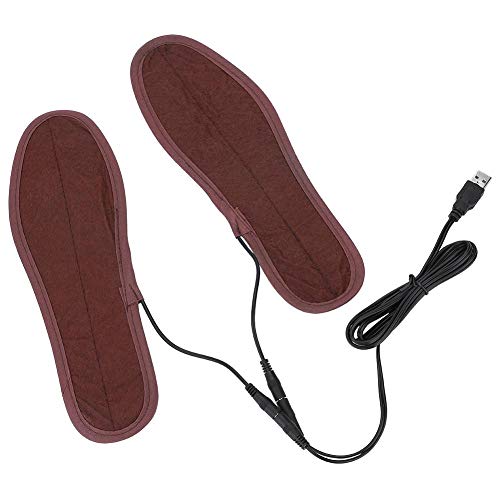 Fafeims Plantillas de Calzado con calefacción de Invierno Plantillas de Controlador de Temperatura Calentador de pies para Actividades al Aire Libre(39-40)