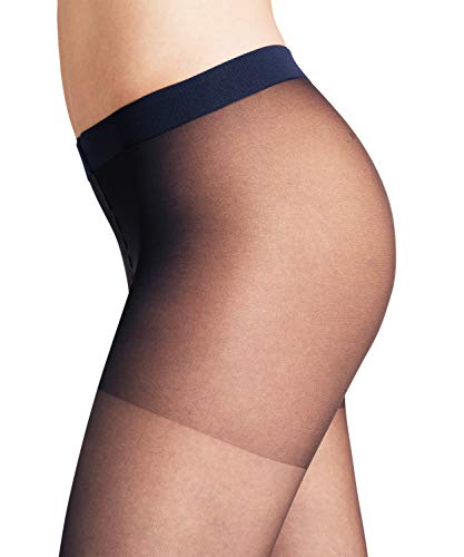 Falke Invisible Deluxe 8 Medias, 7, Azul (Marine 6179), Medium para Mujer
