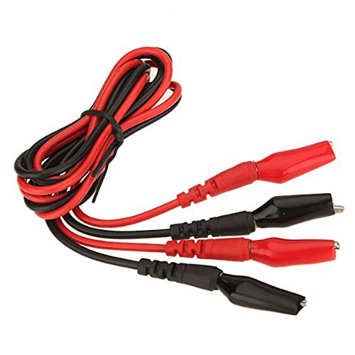 FamilyMall - 1 conjunto de cables multifunción para multímetro (con pinzas de cocodrilo)