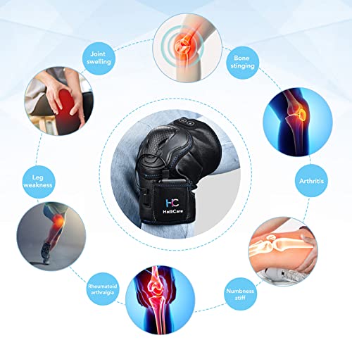 Famkrw Envoltura De Rodillera con Calefacción con Masaje, Calefacción Eléctrica Rodillera,para Alivio del Dolor Y Artritis En Las Articulaciones Recuperación Rehabilitación Aliviar El Dolor Muscular