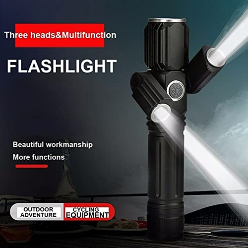 Famkrw Juego De Luces para Bicicleta,Batería Delantera Y Luz Trasera Set,USB Recargable IPX6 Impermeable Bicicleta Faro De 2200 Mah,4 Modos De Iluminación,para Ciclismo De Montaña Y Carretera