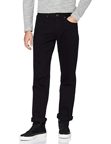 Farah Classic Darwood Rigid Pantalones, Negro 001, 42-52 para Hombre
