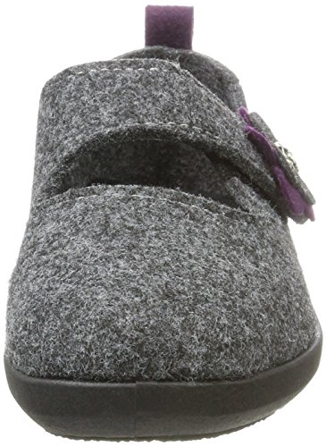 Fargeot TATOO Mujer Pantuflas, Antracita, 42 EU