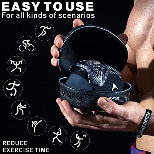 FDBRO Máscaras máscaras de Deportes, Estilo Negro, máscara;scara para Entrenamiento y acondicionamiento de Gran altitud, máscara scara Deportiva 2.0 (M, Rosa y Negro)