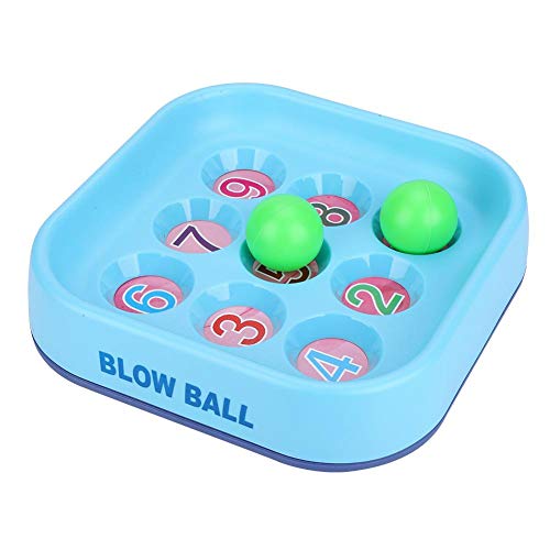 Fdit Juego de Mesa de Soplo Bolas Interactivo Blow Ball Juguete Colorido Clásico Regalo para Niños Educación Temprana