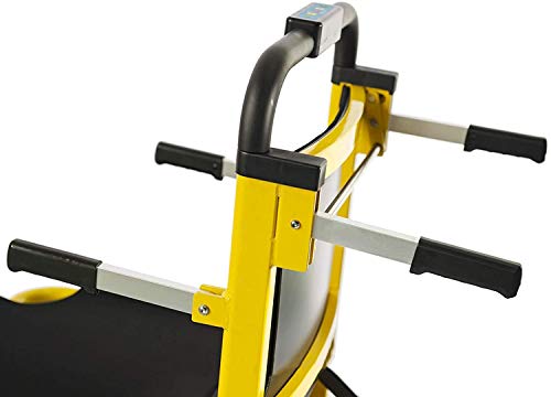 FDSAD Silla médica Plegable EMS Escalera - Elevación Escalera Silla de Ruedas Escalera Silla elevadora Capacidad de Carga 350 lbs Oruga Manual 4 Silla de evacuación Ambulancia