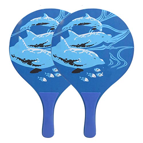 FEBT Paletas de Pelota de Playa Paletas de Pelota de Playa, Raqueta de Pelota de Playa de Madera Palas de Playa Raqueta de Pelota Raqueta de Tenis de Playa Portátil para Patio Trasero para Playa