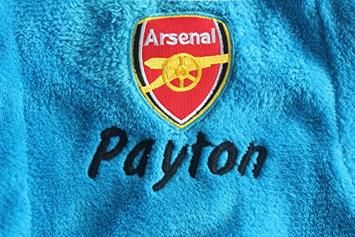FEETOO] Equipo de fútbol de España Bata de niño Bordado Toga de Dormir para niños (12, Blue)