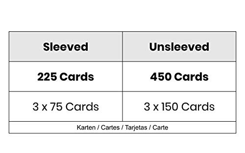 Feldherr Soporte para Cartas de Juego en tamaño estándar de Juego de Cartas - 450 Cartas - 3 bandejas