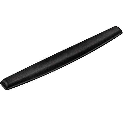 Fellowes Memory Foam - Reposamuñecas para Teclado, Negro + Memory Foam - Alfombrilla con reposamuñecas para ratón, Plata / Negro