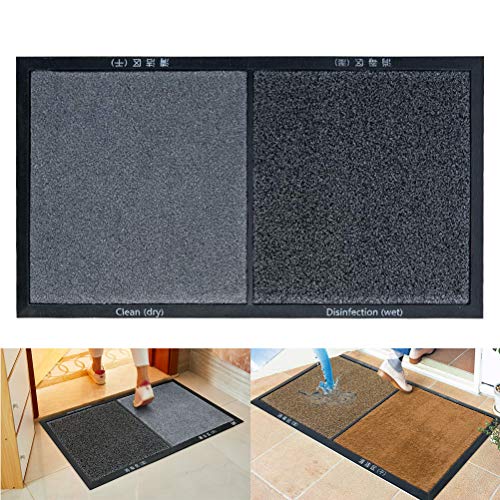 Felpudo de Entrada,Alfombrilla,Superabsorbente para Interiores,Felpudo Exterior,Alfombrillas Antideslizantes para el Hogar y el Hotel para Facilitar la Limpieza del Calzado