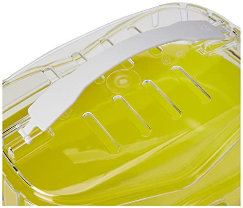 Ferplast Trasportín para hámsteres y otros pequeños roedores ALADINO SMALL Jaula de viaje para roedores y hámsteres, Rejillas de ventilación, Cómoda asa, Cierre seguro, 20 x 16 x h 13,5 cm Verde