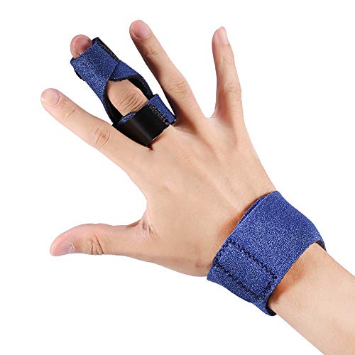 Férula ajustable para los dedos, férula metacarpiana para curar el mazo Soporte para la corrección de los dedos Soporte para alisar curvado, doblado, meñique, pulgar y anillo