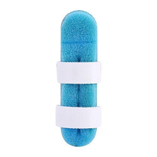 Férula de dedo, férula de rana de dedo de aluminio maleable estable, suave respirable para el dedo casero(S, 12)