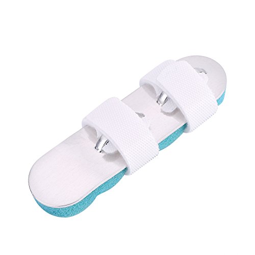 Férula de dedo, férula de rana de dedo de aluminio maleable estable, suave respirable para el dedo casero(S, 12)