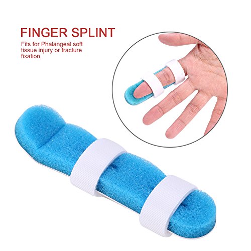 Férula de soporte para dedos, férula estable para dedos de 3 tamaños, aluminio suave para dedo casero(M)