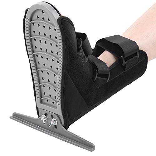 Férula de tobillo para fracturas de férula de caída de pie transpirable, soporte ajustable para tobillo(M)