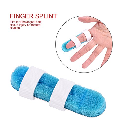 Férula para dedos, férula para dedos, conveniente aluminio maleable estable transpirable suave para el dedo casero(S)