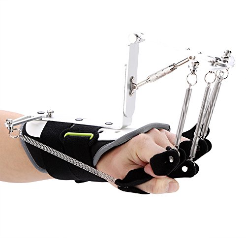 Férula para muñeca y pulgar, dispositivo ortopédico de rehabilitación de dedo ajustable Dispositivo de muñeca de brazo para infarto cerebral Trombosis Accidente cerebrovascular, aprobado por la FDA