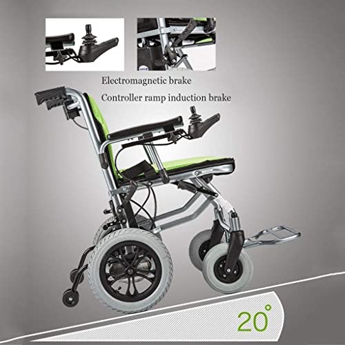 FGVDJ sillas de Ruedas El Nuevo Modelo 2019 Descuento Travel Light Scooter eléctrico Silla de Ruedas eléctrica, Silla de Ruedas eléctrica Seguridad en Viajes aéreos S