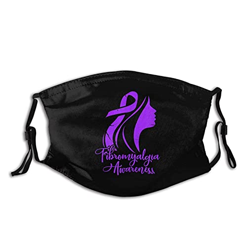 Fibromialgia Awarenfor A Fibromialgia Warriors Face M-A-S-K Bufanda a prueba de polvo reutilizable ajustable lavable Bandana