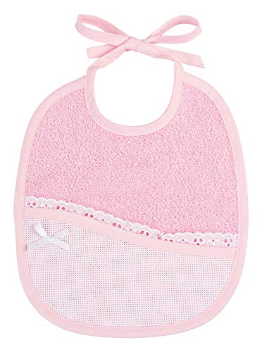 FILET FBA_280ROSE Babero, Rosa, Talla única para Bebés
