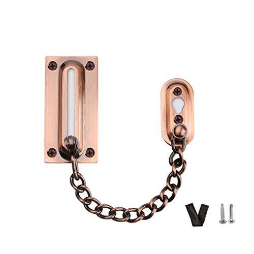 FINDYU Hardware Cadena para Puerta, Cadena De Puerta De Seguridad De Acero Inoxidable 304 BYDNBY Cadena De Seguridad De Bloqueo De Cerradura De Puerta Cerraduras (Color : B×2)