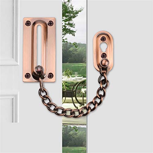 FINDYU Hardware Cadena para Puerta, Cadena De Puerta De Seguridad De Acero Inoxidable 304 BYDNBY Cadena De Seguridad De Bloqueo De Cerradura De Puerta Cerraduras (Color : B×2)
