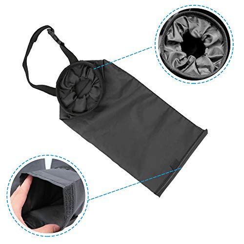 FineGood 2 de basura pack de coches Bolsas con reposacabezas del asiento trasero de ganchos, colgantes del asiento trasero de bolsas de basura para el coche
