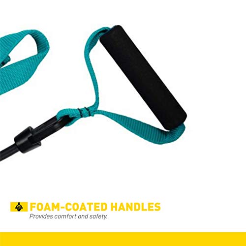 Finis Training Equiptment Dry Land Cord Medium Cuerda de Entrenamiento en seco para natación, Unisex, Verde